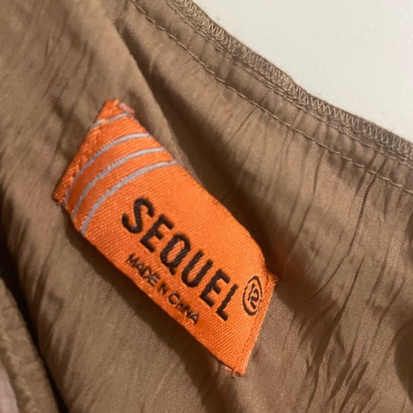 Gorgeous Brown/ Tan Long Flowy Layered Skirt - Picture 6 of 7